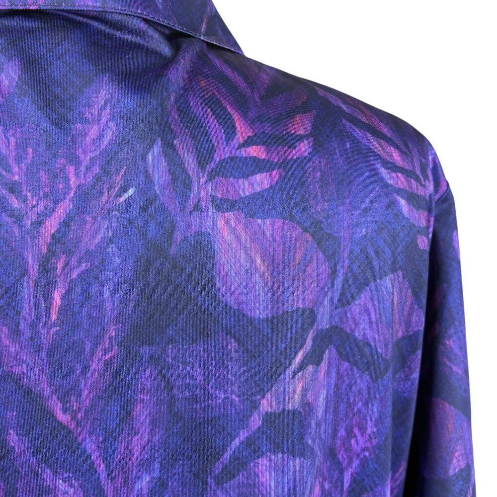 Yatta Golf Women's Violet Vogue Purple Performance Short Sleeve Polo - Picture 7 of 8